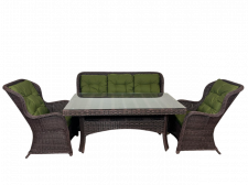 Комплект плетенный для летней веранды